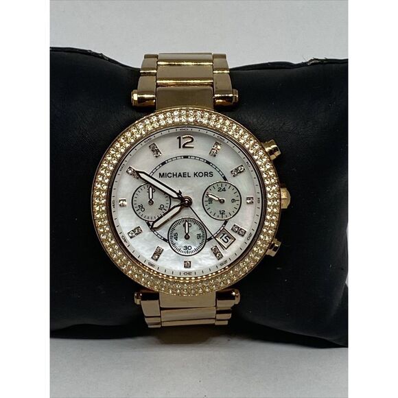 Michael Kors Parker MK5491 Womens Stainless Steel Analog Dial Quartz Watch MP291 - Picture 1 of 12
